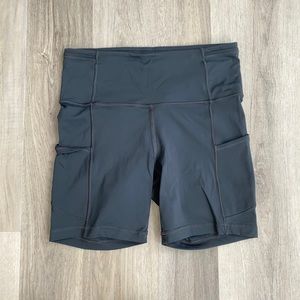 Lululemon fast and free shorts 6” Melanite